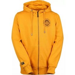 Bluza męska Fundango West Point z kapturem. Żółte bluzy z kapturem męskie Fundango, l, z bawełny. Za 239.90 zł.
