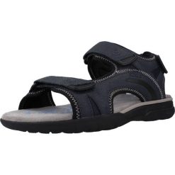 Sandały GEOX U SPHERICA EC5 A Niebieski. Niebieskie sandały męskie Geox, z syntetyku, bez zapięcia. Za 216.99 zł.