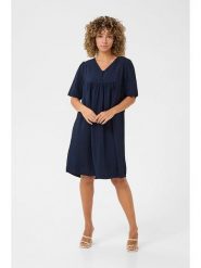 Cream Sukienka w kolorze granatowym rozmiar: 36. Niebieskie sukienki damskie Cream, bez wzorów, bez kołnierzyka, bez ramiączek, midi. Za 126.99 zł.