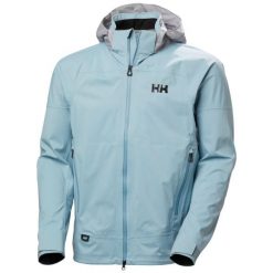 Kurtka wodoodporna z kapturem Helly Hansen Foil Flyer. Niebieskie kurtki męskie Helly Hansen, bez wzorów, sportowe, z kapturem. Za 1,999.00 zł.