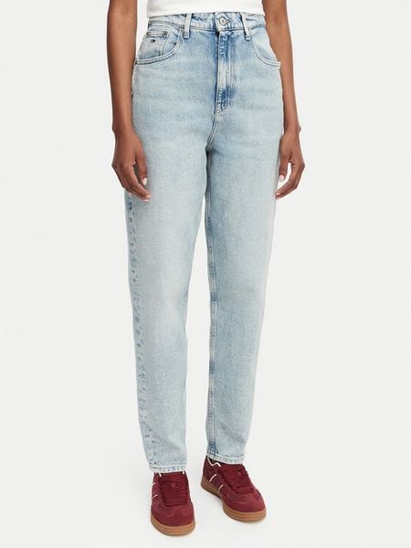 Tommy Jeans Jeansy DW0DW23089 Niebieski jasny Mom Fit. Niebieskie jeansy damskie Tommy Jeans. Za 449.99 zł.