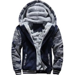 Męska bluza ANDREW NAVY. Niebieskie bluzy bez kaptura męskie Męska bluza ANDREW NAVY, l. W wyprzedaży za 99.00 zł.