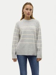 Vero Moda Sweter Flawless 10320487 Szary Loose Fit. Szare swetry klasyczne damskie Vero Moda, xs, z syntetyku, bez kołnierzyka. Za 169.99 zł.
