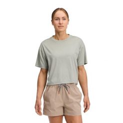 Koszulka damska Black Diamond Circuit SS. Zielone t-shirty damskie Black Diamond, bez wzorów, bez kołnierzyka. Za 258.00 zł.