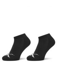Calvin Klein Skarpety krótkie 701228807 Czarny. Czarne skarpetki męskie CALVIN KLEIN, bez wzorów, z bawełny. Za 59.99 zł.