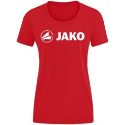 Koszulka Jako Promo. Czerwone t-shirty sportowe męskie Jako, bez ramiączek, do piłki nożnej. Za 134.50 zł.