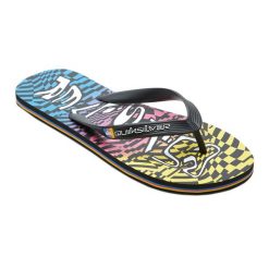 Japonki plażowe męskie Quiksilver Molokai Wordblock. Czarne klapki i japonki męskie Quiksilver. Za 44.99 zł.