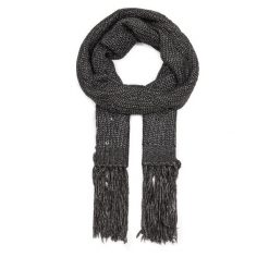 Szalik Guess. Szare szaliki i kominy damskie Guess, z aplikacjami. Za 289.99 zł.