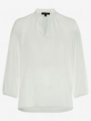 More & More Bluzka w kolorze białym rozmiar: 40. Białe bluzki damskie MORE & MORE, bez wzorów, bez kołnierzyka, bez ramiączek. Za 65.69 zł.