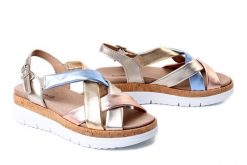 COMFORTABEL 710259-00 multi, sandały damskie. Sandały damskie Comfortabel, bez wzorów, bez obcasa, na koturnie. Za 359.90 zł.