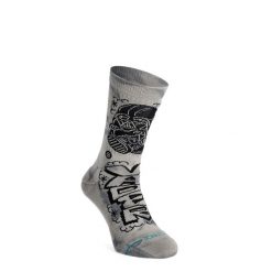 Skarpety Stance DJ Darth Crew. Szare skarpetki damskie Stance, bez wzorów. Za 59.99 zł.
