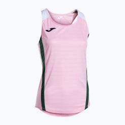 Koszulka tenisowa damska Joma Montreal. Czerwone topy sportowe damskie Joma, s, bez wzorów, z materiału, bez ramiączek. Za 109.99 zł.