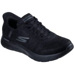 Buty sportowe męskie Skechers Go Walk Flex Smooth Motion. Czarne buty trekkingowe męskie Skechers, z tkaniny, bez zapięcia, trekkingowe, Skechers Sport. Za 390.00 zł.