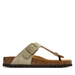 Japonki Scholl. Zielone klapki damskie Scholl, bez wzorów, bez obcasa. Za 337.99 zł.