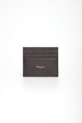 Portfel męski card holder skórzany AERONAUTICA MILITARE. Portfele męskie AERONAUTICA MILITARE, bez wzorów. Za 159.00 zł.