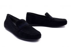 GEOX U450WA 00022 C4002 navy, mokasyny męskie. Czarne mokasyny męskie Geox. Za 469.90 zł.