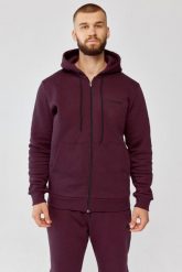 Męska bluza dresowa z kapturem Rough Radical Track Hoodie Zip. Czerwone bluzy sportowe męskie ROUGH RADICAL, m, z bawełny. Za 189.99 zł.
