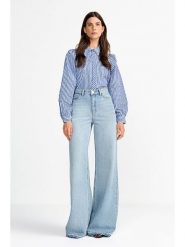 Rich & Royal Dżinsy - Wide leg - w kolorze błękitnym rozmiar: W28/L32. Niebieskie jeansy damskie Rich & Royal, z podwyższonym stanem. Za 283.48 zł.