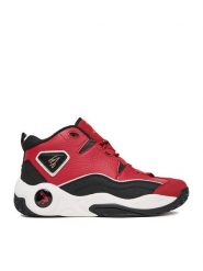 Shaq Sneakersy EOSS-H.O.F AQ95027B-RZ Bordowy. Czerwone buty sportowe chłopięce Shaq, ze skóry, bez zapięcia. Za 279.99 zł.