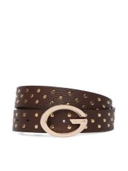 Guess Pasek BW9502 P6430 Brązowy. Brązowe paski damskie Guess, z aplikacjami. Za 284.99 zł.