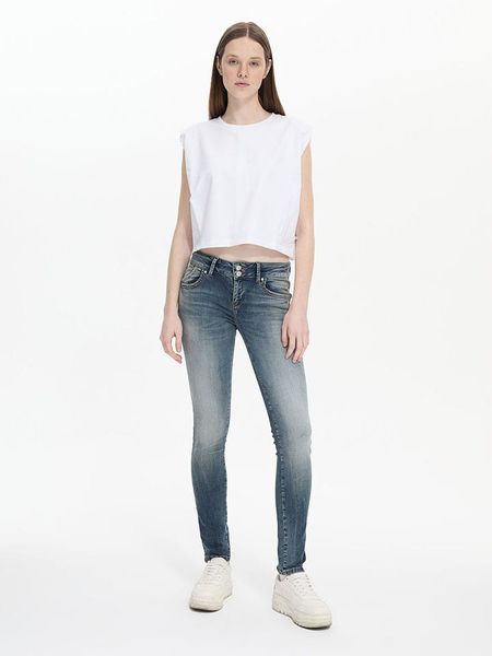 LTB Dżinsy "Molly" - Skinny fit - w kolorze niebieskim rozmiar: W33/L36. Niebieskie jeansy damskie LTB, z podwyższonym stanem. Za 101.95 zł.