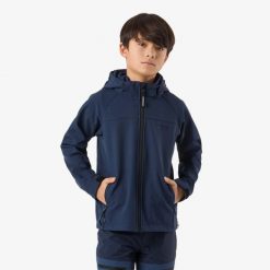 Kurtka softshell Turystyka Junior Swedemount Tromsö Softshell oddychająca. Niebieskie kurtki damskie SWEDEMOUNT, bez wzorów, z softshellu, sportowe, bez kaptura. Za 199.99 zł.