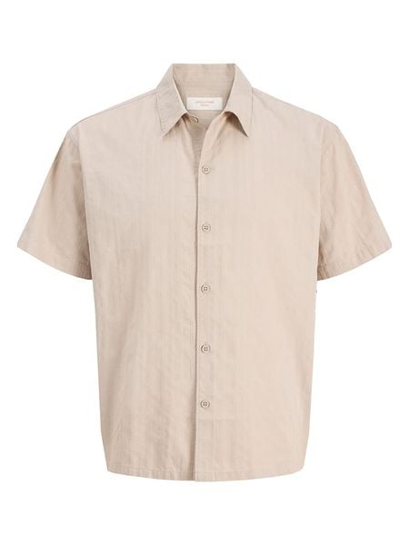 Jack & Jones Koszula "Riviera" w kolorze beżowym rozmiar: S. Brązowe koszule męskie Jack & Jones, s, bez wzorów, z bawełny, bez kołnierzyka, bez ramiączek. Za 124.95 zł.