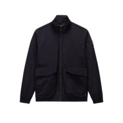 Kurtka wodoodporna Napapijri A-Giovi. Czarne kurtki męskie Napapijri, m, bez wzorów, bez kaptura. W wyprzedaży za 548.50 zł.