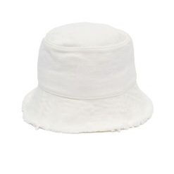 Kapelusz Kubełkowy Z Otwartą Krawędzią. Białe kapelusze damskie FLEXFIT, bez wzorów. Za 149.99 zł.