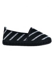 BIG STAR Espadryle w kolorze biało-czarnym rozmiar: 38. Czarne espadryle damskie Big Star, bez wzorów, bez obcasa. Za 57.06 zł.