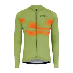 Męska koszulka rowerowa z długim rękawem - Onwards Five. Zielone t-shirty sportowe męskie KEADA SPORTS, l, bez ramiączek, rowerowe. Za 332.00 zł.