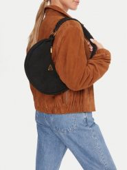 Guess Torebka Amita Mini HWSB95 39720 Czarny. Czarne torebki klasyczne damskie Guess, z aplikacjami, ze skóry, bez dodatków. Za 339.99 zł.