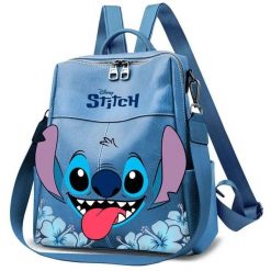 Plecak Karactermania Disney Stitch Tongue. Niebieskie plecaki męskie Karactermania, bez wzorów, z materiału. Za 308.00 zł.