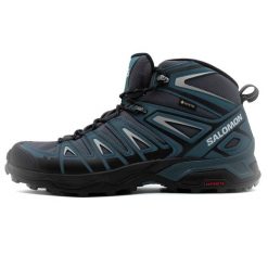 Buty Outdoorowe Salomon X Ultra Pioneer Mid Gtx Dorosłych. Czarne buty trekkingowe męskie Salomon, z materiału, bez zapięcia, trekkingowe. Za 695.00 zł.