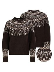 Eight2Nine Sweter w kolorze ciemnobrązowym rozmiar: XS. Brązowe golfy damskie Eight2Nine, xs, bez kołnierzyka. Za 179.95 zł.