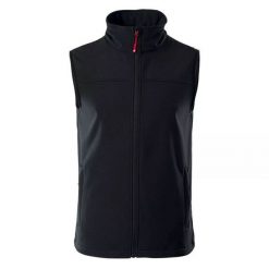 Kamizelka męska Softshell Hi-Tec Luman - czarna, Rozmiar M. Czarne kamizelki męskie Hi-tec, m, bez wzorów, z materiału, bez kaptura. Za 104.99 zł.