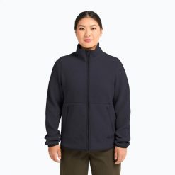Bluza polarowa damska Jack Wolfskin Lite Curl Full Zip. Niebieskie bluzy bez kaptura damskie Jack Wolfskin, xs, z materiału. Za 399.99 zł.