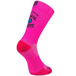 EYE PINK - SKARPETKI DO BIEGANIA. Czerwone skarpetki damskie SPORCKS, bez wzorów, ze skóry. Za 154.00 zł.