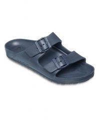 Sandały dla Mężczyzn EMBARK Niebieski. Niebieskie sandały męskie Quiksilver, z materiału, bez zapięcia. Za 149.99 zł.