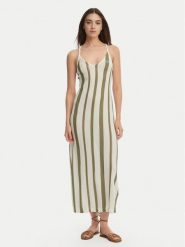 Roxy Sukienka plażowa Nalu Sunset ERJX603502 Biały Regular Fit. Białe sukienki damskie Roxy, na plażę, s, bez wzorów, z syntetyku, bez kołnierzyka, bez ramiączek. Za 259.99 zł.