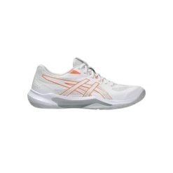 Buty sportowe ASICS Gel-Tactic 13 Kobieta technologia STABLETRUSS. Białe buty sportowe na co dzień damskie Asics, bez wzorów, z syntetyku. Za 474.55 zł.
