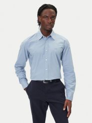 BOSS Koszula Relegant 50518304 Błękitny Regular Fit. Niebieskie koszule męskie Boss, m, bez wzorów, z bawełny, bez kołnierzyka, bez ramiączek. Za 269.99 zł.