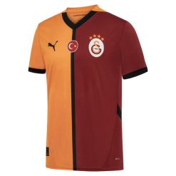 Męska koszulka domowa Galatasaray SK 24/25 PUMA Red Rhythm Intense Orange. Brązowe t-shirty sportowe męskie Puma, m, bez ramiączek, do piłki nożnej. W wyprzedaży za 269.00 zł.
