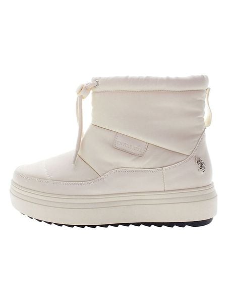 U.S. Polo Assn. Botki zimowe w kolorze kremowym rozmiar: 37. Brązowe botki damskie U.S. Polo Assn., na zimę, bez obcasa, bez zapięcia. Za 232.23 zł.