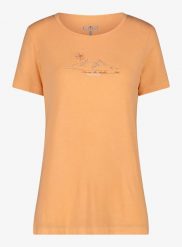 Koszulka z nadrukiem damska CMP Soraka T-Shirt. Brązowe t-shirty damskie CMP, m, bez wzorów, z elastanu, bez kołnierzyka. Za 120.99 zł.