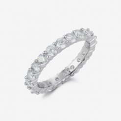 Sensora Jewelry PURE Pierścień Pierścionki 1 ct. Szare pierścionki damskie Sensora Jewelry, z cyrkonią, srebrne. Za 239.99 zł.