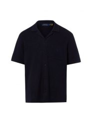 Polo Ralph Lauren koszula z dzianiny Mężczyźni Bawełna (100%) niebieski, L. Niebieskie koszule męskie Polo Ralph Lauren, l, bez wzorów, z bawełny, bez kołnierzyka, bez ramiączek. Za 989.95 zł.