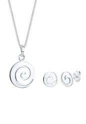 Elli Damski zestaw zawieszek spiralnych nowoczesne kolczyki sztyfty w srebrze próby 925 Sterling Silver Zestawy 1 ct. Szare kolczyki damskie Elli, srebrne, na sztyftcie. Za 283.99 zł.