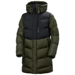 Damska kurtka puchowa Helly Hansen Explorer. Zielone kurtki narciarskie i snowboardowe damskie Helly Hansen, bez wzorów, z puchu, bez kaptura, narciarskie. W wyprzedaży za 826.30 zł.