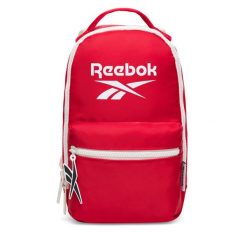 Plecak Reebok. Czerwone plecaki damskie Reebok, bez wzorów, sportowe. Za 79.99 zł.